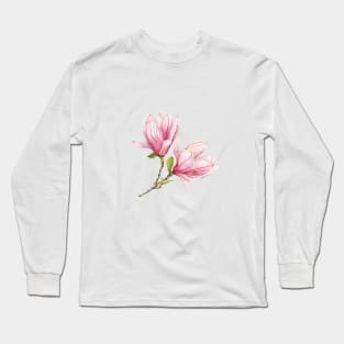 Pink Magnolias Long Sleeve T-Shirt